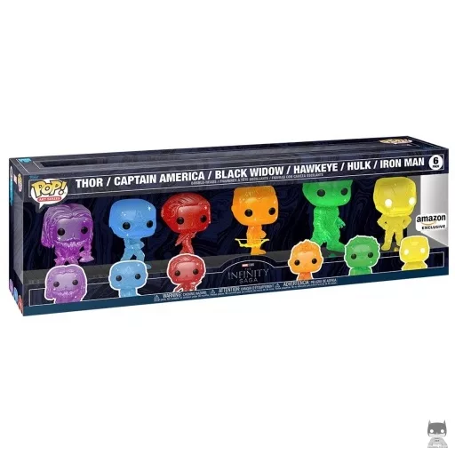 Figurine Funko POP Thor, Captain America, Black Widow, Hawkeye, Hulk & Iron Man (The Infinity Saga)