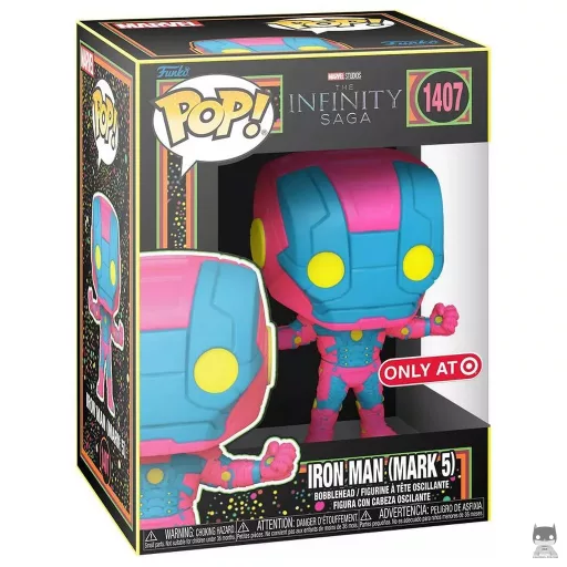Figurine Funko POP Iron Man (Mark 5) (Black Light) (Bobble head)