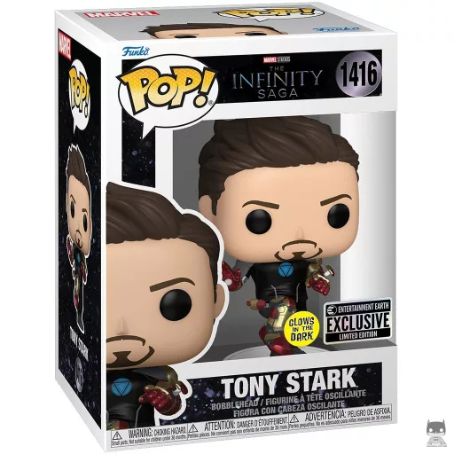 Figurine Funko POP Tony Stark (Glow in the Dark) (The Infinity Saga)