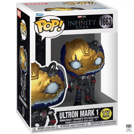Figurine Funko POP Ultron Mark 1 (Brille dans le noir) (The Infinity Saga)