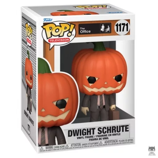 Figurine Funko POP Dwight avec tête de citrouille (The Office)