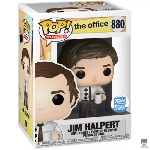 Figurine Funko POP Jim Halpert (Poinçon 3 trous) (The Office)