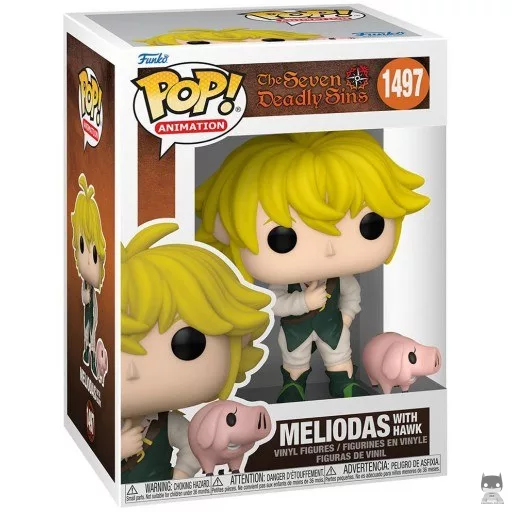 Figurine Funko POP Meliodas avec Hawk (The Seven Deadly Sins)