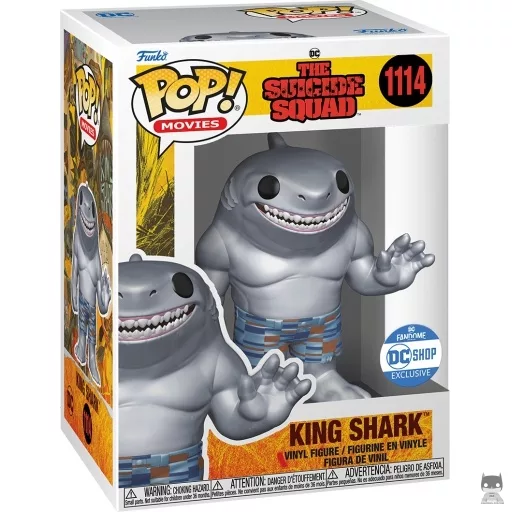 Figurine Funko POP King Shark (Metallic) (The Suicide Squad)
