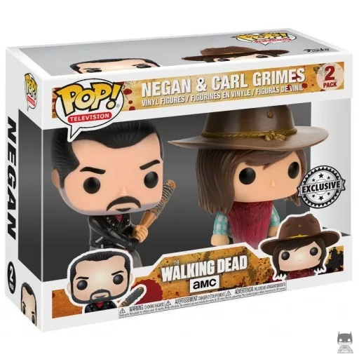Figurine Funko POP Negan & Carl Grimes (The Walking Dead)