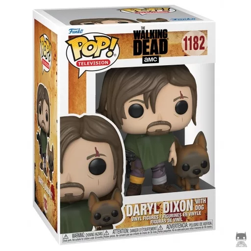 Figurine Funko POP Daryl avec chien (The Walking Dead)
