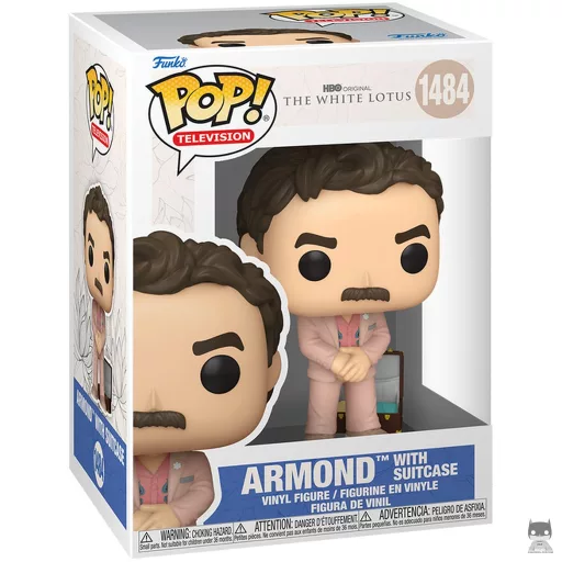Figurine Funko POP Armond avec valise (The White Lotus)
