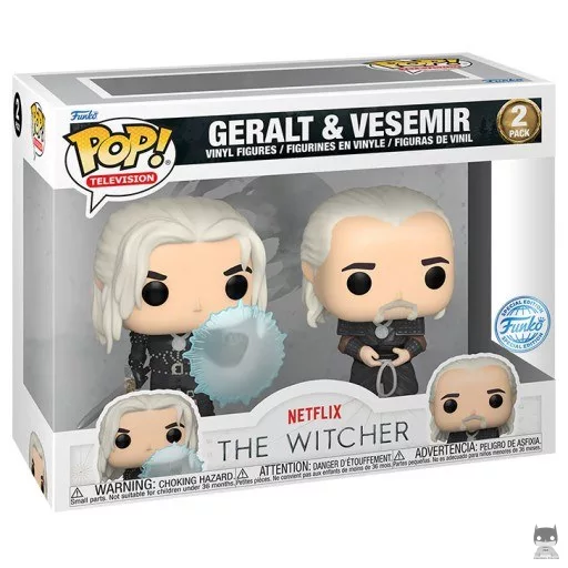 Figurine Funko POP Geralt & Vesemir (The Witcher)