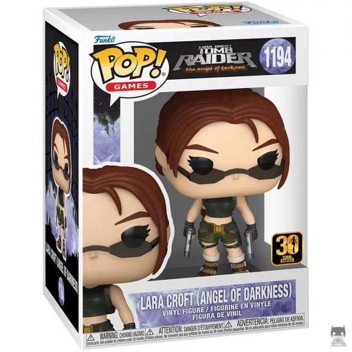 Figurine Funko POP Lara Croft (L'Ange des ténèbres) (Tomb Raider)