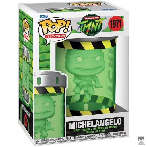 Figurine Funko POP Michelangelo (Canister mutagène) (Tortues Ninja)