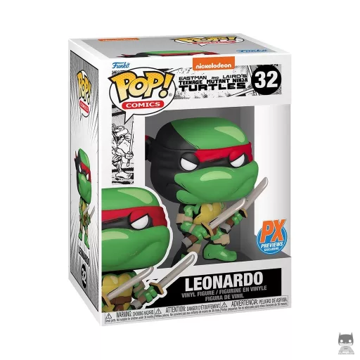 Figurine Funko POP Leonardo (Tortues Ninja Eastman et Laird)