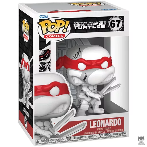 Figurine Funko POP Leonardo (Endommagé au combat) (Comic Deco) (Tortues Ninja Eastman et Laird)
