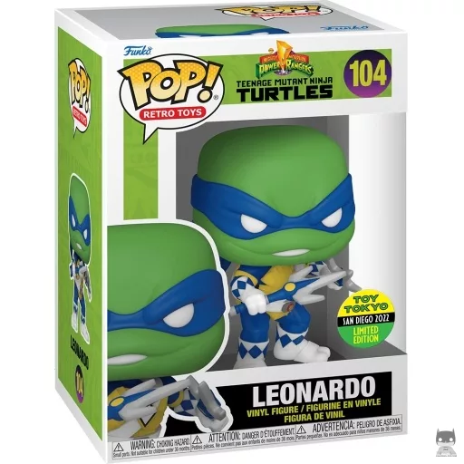 Figurine Funko POP Leonardo (Tortues Ninja : Mighty Morphin Power Rangers)