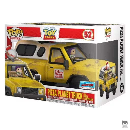 Figurine Funko POP Camion Pizza Planet avec Buzz l'Eclair (Exclusive)