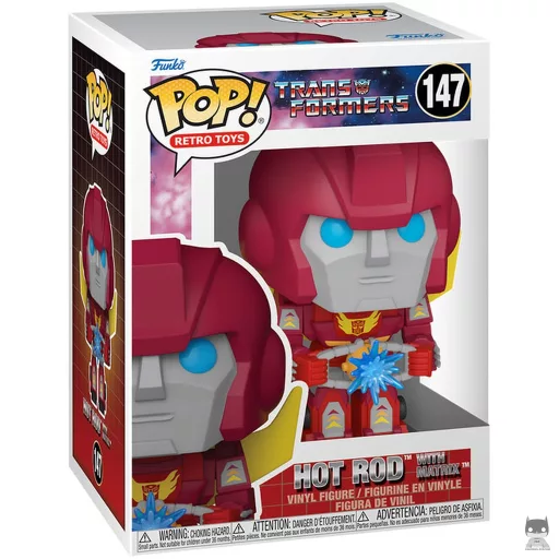 Figurine Funko POP Hot Rod avec Matrix (Transformers)