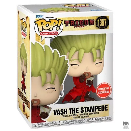 Figurine Funko POP Vash the Stampede avec Donuts (Trigun)