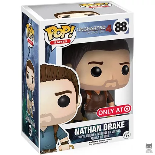 Figurine Funko POP Nathan Drake (Chemise marron) (Uncharted)