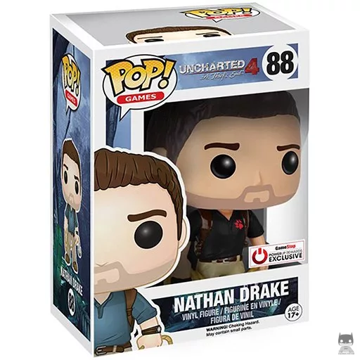 Figurine Funko POP Nathan Drake (Chemise Naughty Dog) (Uncharted)