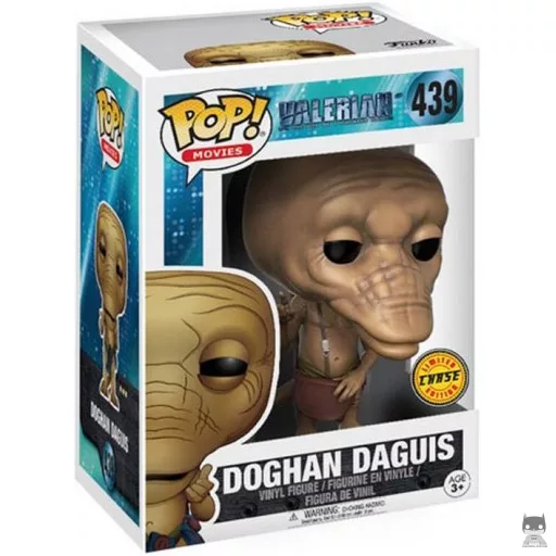 Figurine Funko POP Doghan Daguis avec Cartable (Chase) (Valérian et la Cité des mille planètes)