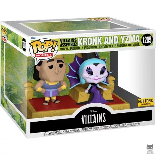 Figurine Funko POP Villains Assemble : Yzma & Kronk sur Trône (Exclusive)