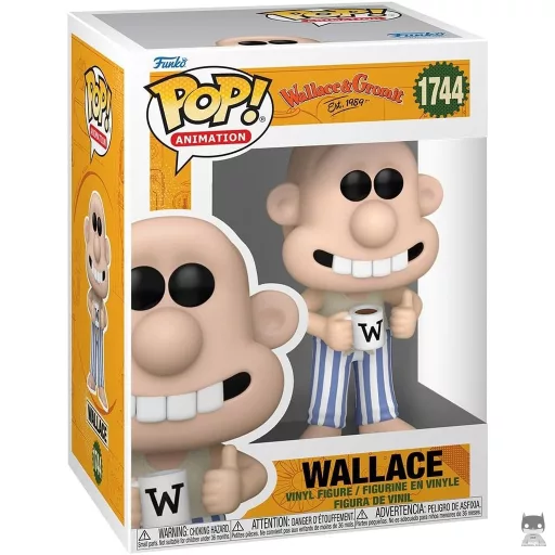 Figurine Funko POP Wallace en pyjama (Wallace et Gromit)