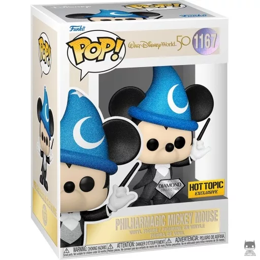 Figurine Funko POP PhilharMagic Mickey Mouse (Diamond Glitter) (Walt Disney World 50ème Anniversaire)