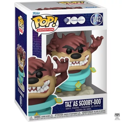 Figurine Funko POP Taz en Scooby-Doo (Warner Bros 100 ans)