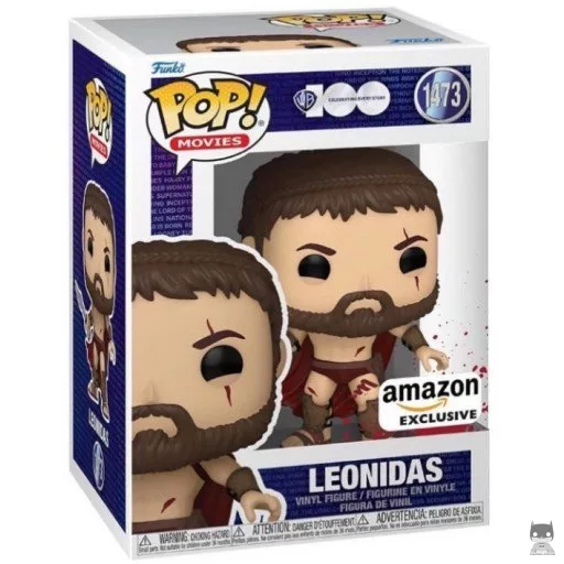 Figurine Funko POP Leonidas (300) (Bloody) (Warner Bros 100 ans)