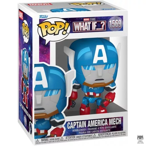 Figurine Funko POP Captain America Robot (Bobble head)
