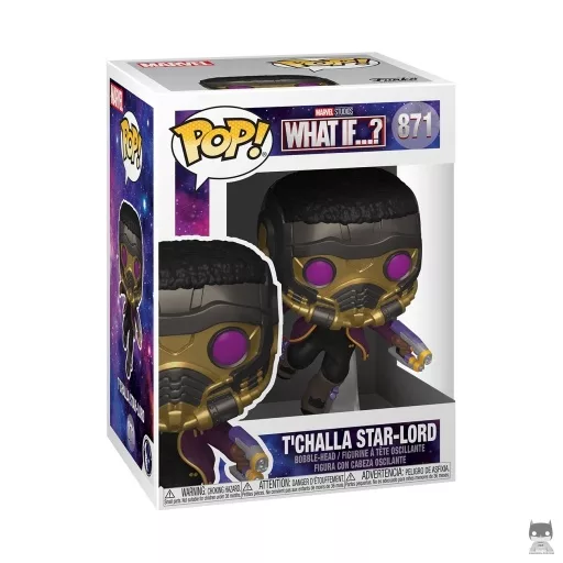 Figurine Funko POP T'Challa Star-Lord (Bobble head)