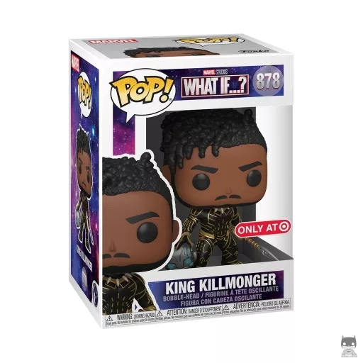 Figurine Funko POP Roi Killmonger (What If...?)