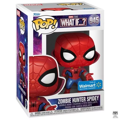 Figurine Funko POP Zombie Hunter Spidey (Metallic) (What If...?)