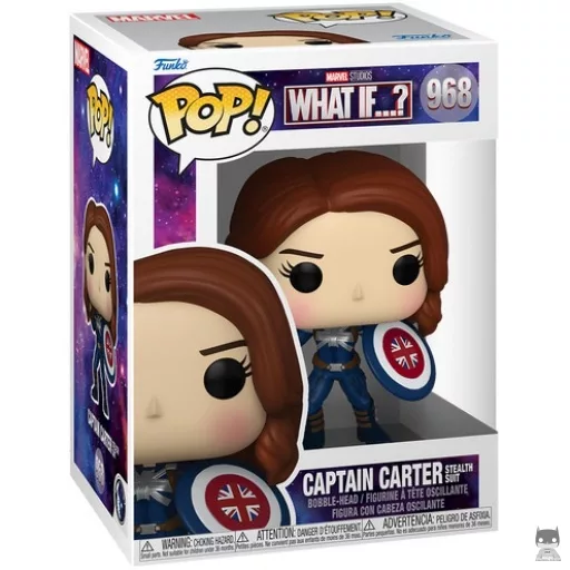 Figurine Funko POP Captain Carter Combinaison Camouflage (Bobble head)