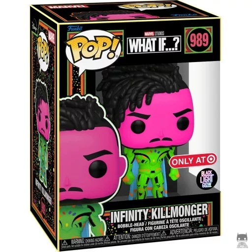 Figurine Funko POP Infinity Killmonger (Blacklight) (What If...?)