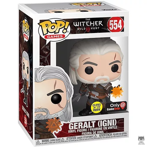 Figurine Funko POP Geralt (IGNI) (Witcher)