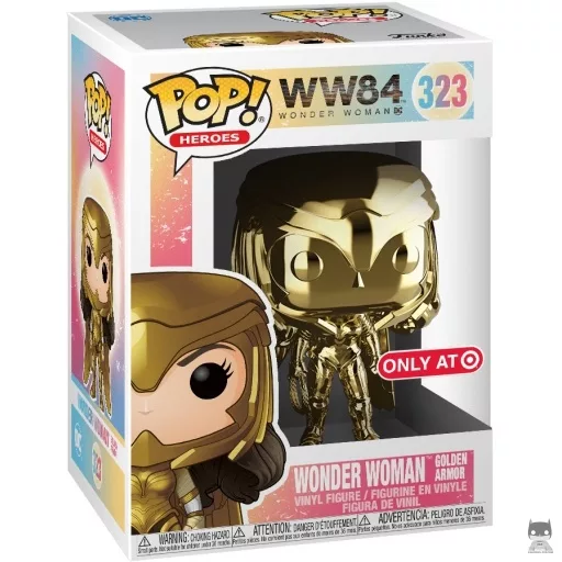 Figurine Funko POP Wonder Woman Armure en Or (Metallic) (Pop! Vinyl)