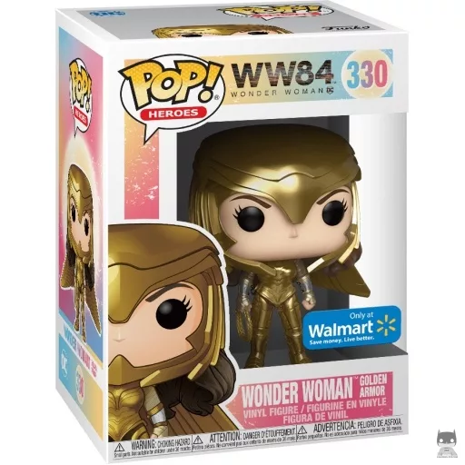 Figurine Funko POP Wonder Woman Armure en Or (Metallic) (Wonder Woman 1984)