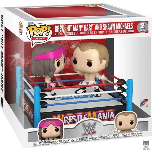 Figurine Funko POP Bret "Hit Man" Hart & Shawn Michaels (Pop! Vinyl)