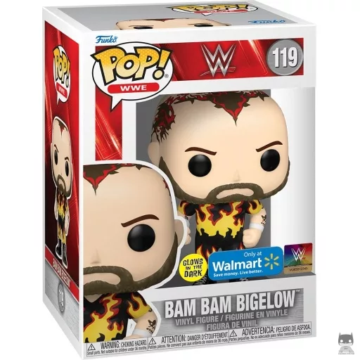 Figurine Funko POP Bam Bam Bigelow (Glow in the Dark) (Exclusive)