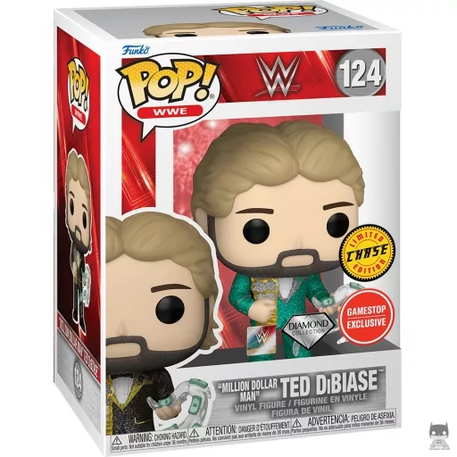 Figurine Funko POP Million Dollar Man Ted DiBiase (Chase & Diamond Glitter) (Exclusive)