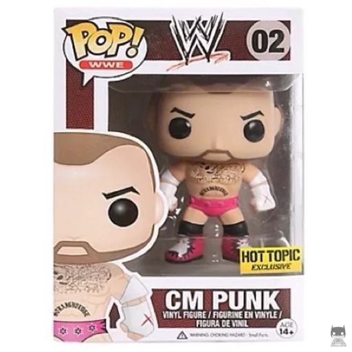 Figurine Funko POP CM Punk (Hot Topic)