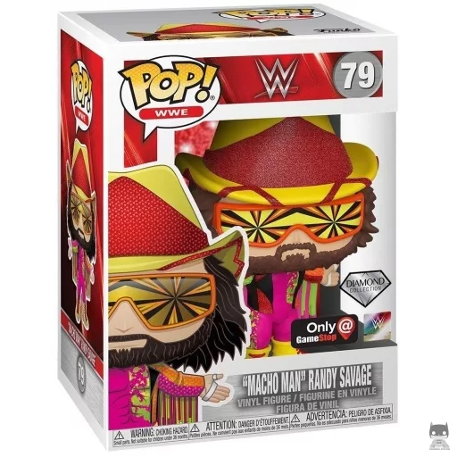 Figurine Funko POP Macho Man Randy Savage (Diamond Glitter) (Exclusive)