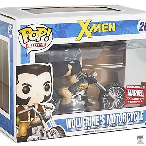 Figurine Funko POP La moto de Wolverine (Exclusive)