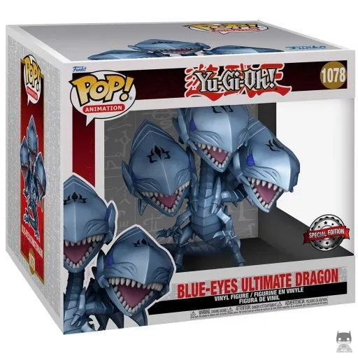 Figurine Funko POP Dragon Ultime aux Yeux Bleus (Metallic & Supersized) (Yu-Gi-Oh!)