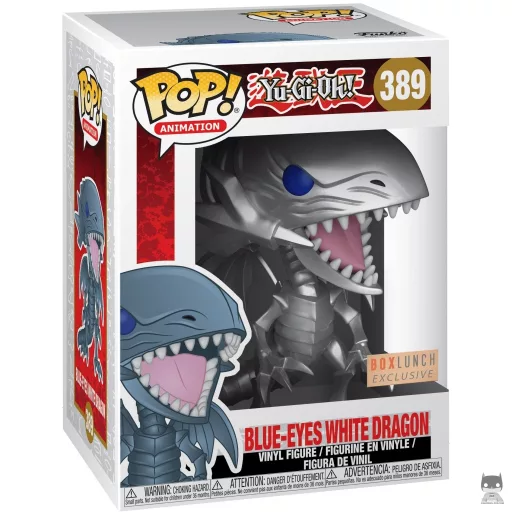 Figurine Funko POP Dragon Blanc aux Yeux Bleus (Metallic) (Pop! Vinyl)