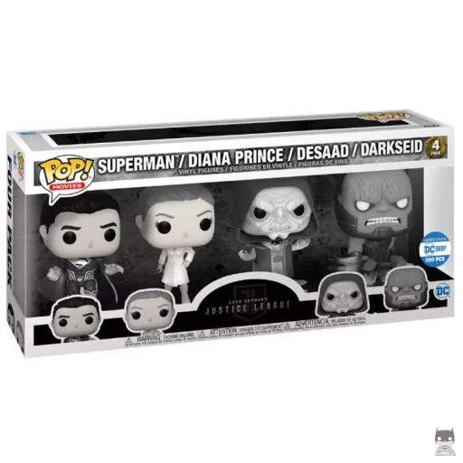 Figurine Funko POP Superman, Diana Prince, Desaad & Darkseid (Zack Snyder's Justice League)