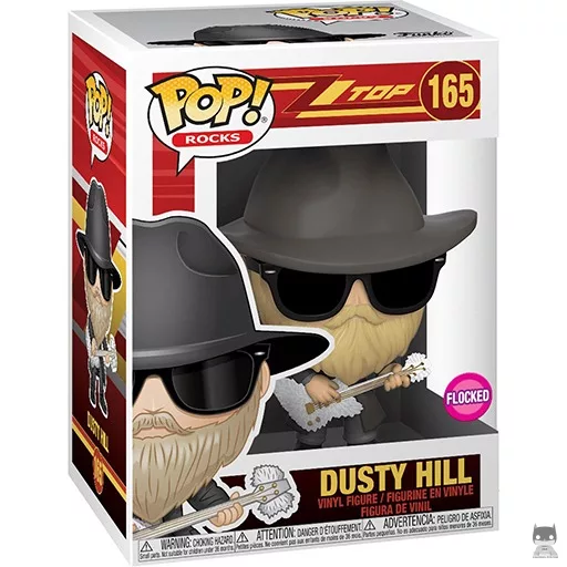Figurine Funko POP Dusty Hill (Flocked) (ZZ Top)