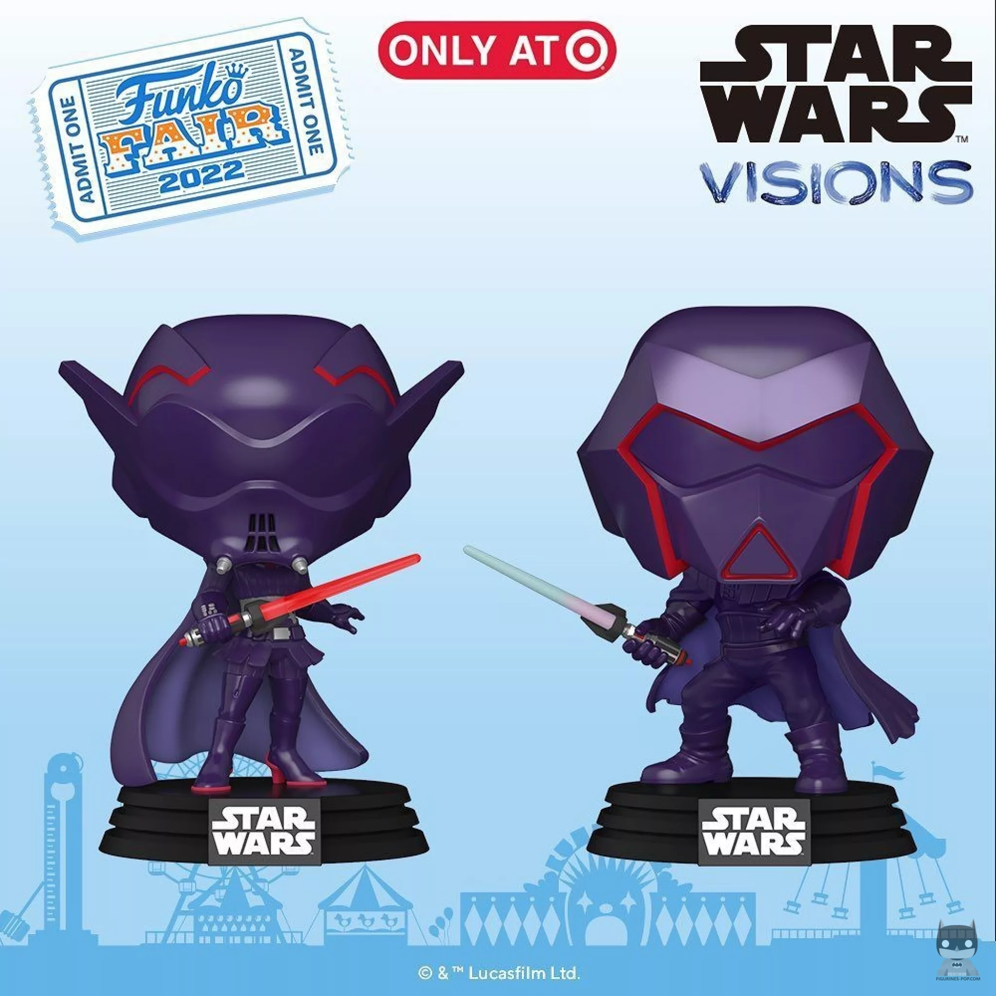 3 POP tirées de Star Wars Visions