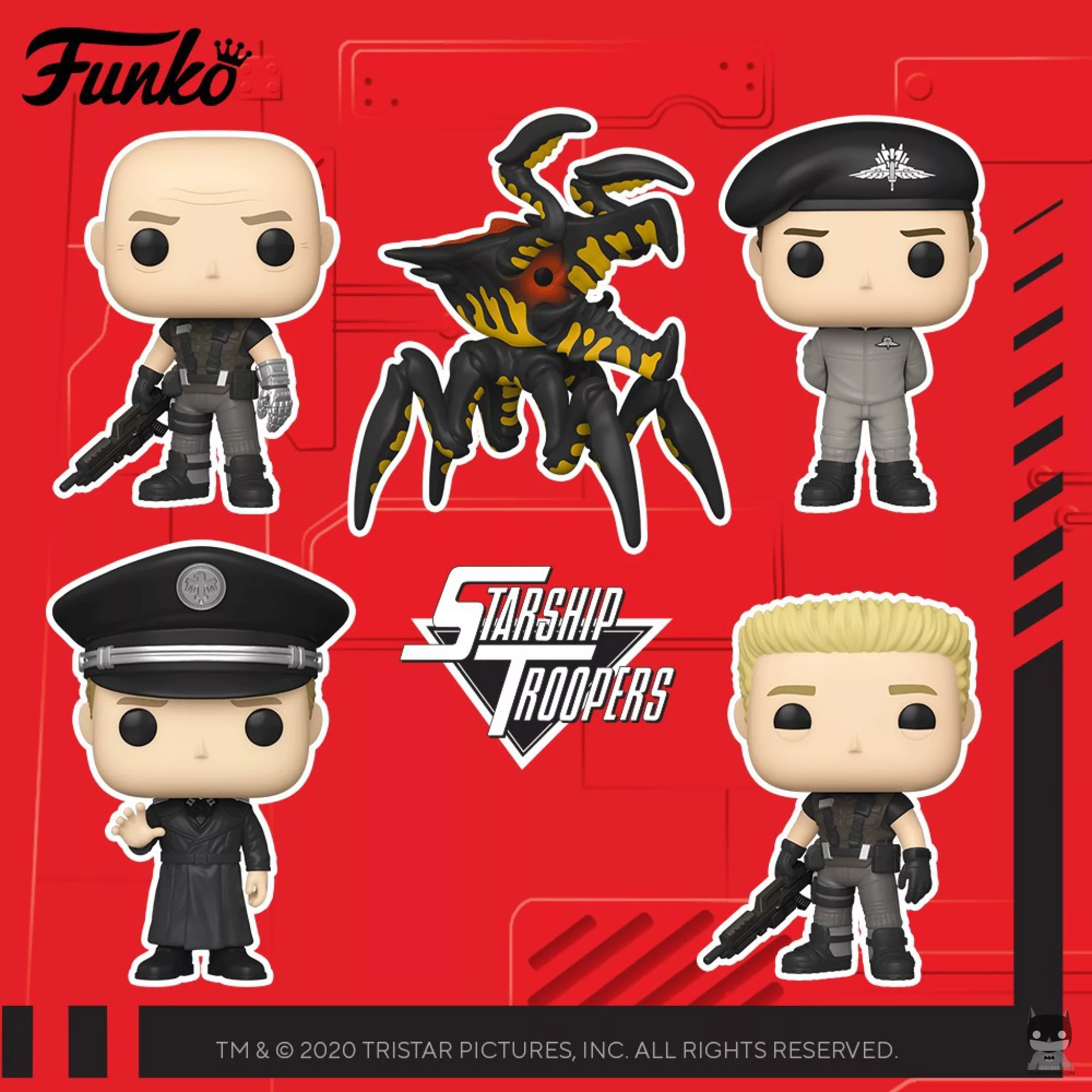 Cinq nouvelles POP du film Starship Troopers