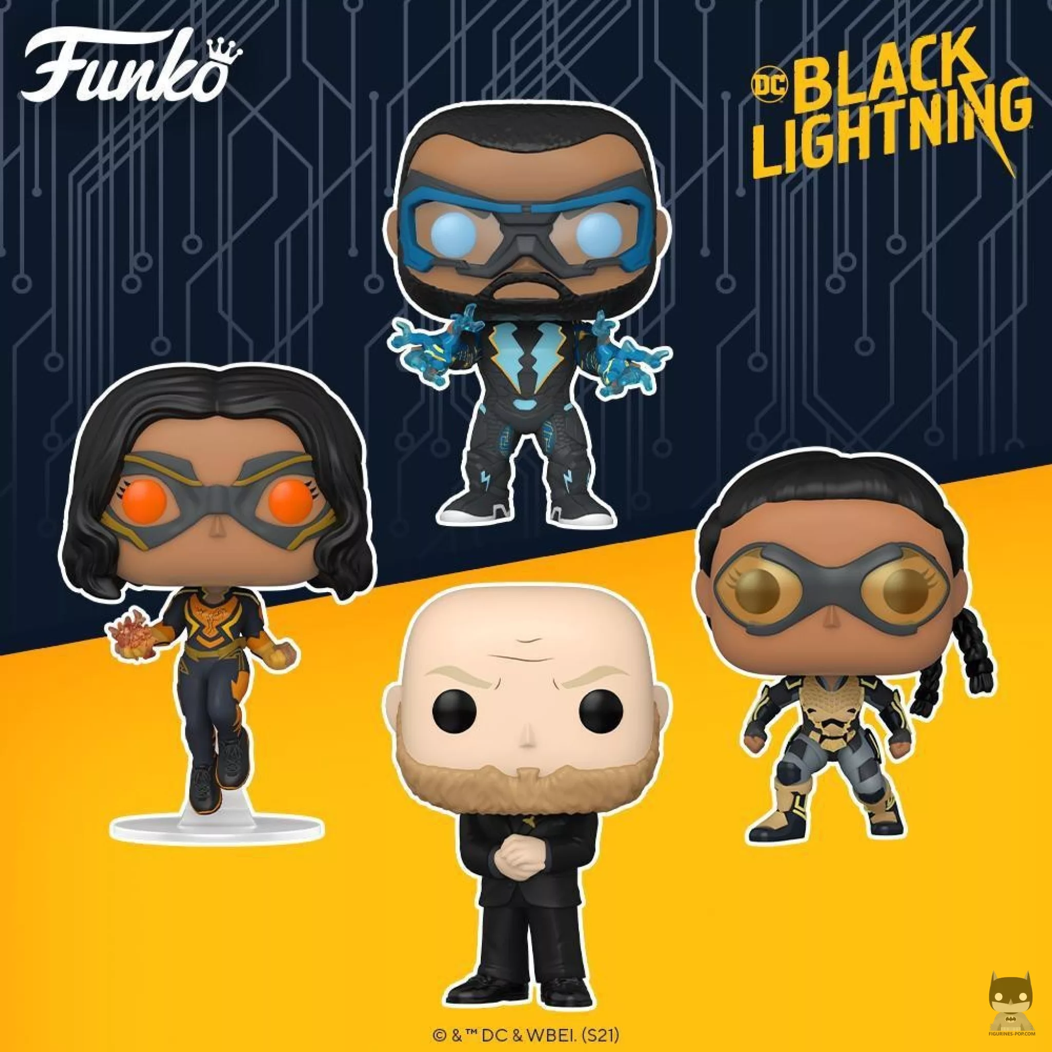De nouvelles POP tirées de Black Lightning